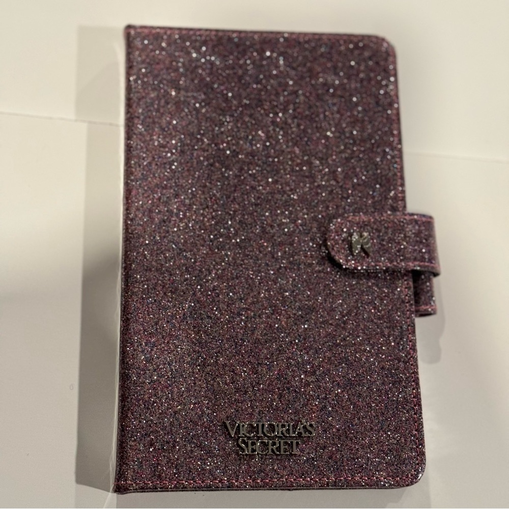 VICTORIA'S SECRET ANGEL WING PURPLE GLITTER JOURNAL NOTEBOOK No Pen